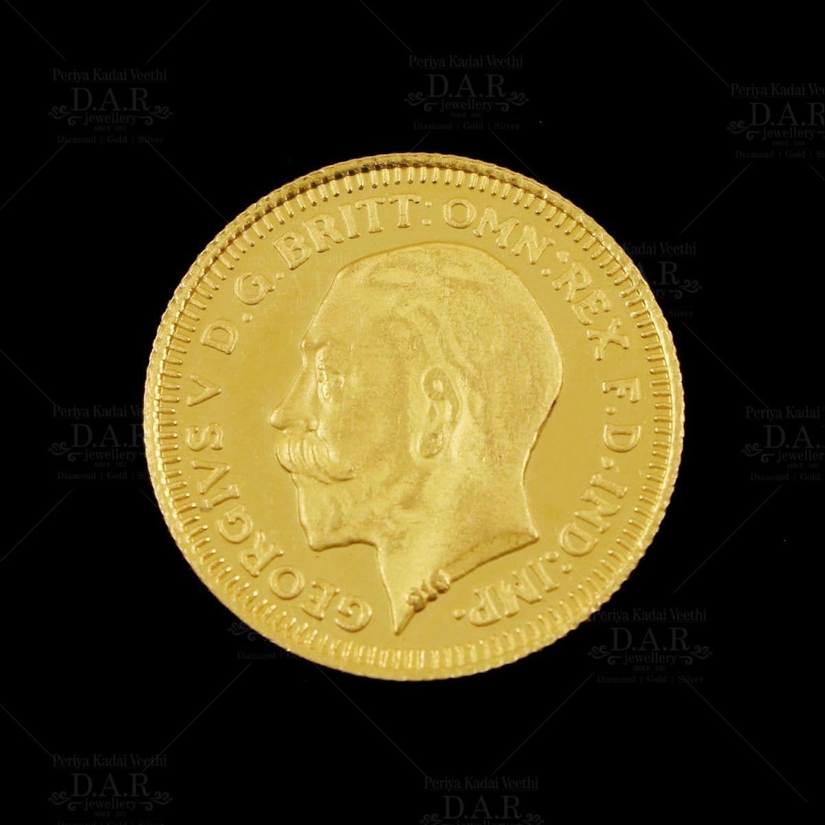 22K Lakshmi Gold Coin (8g)